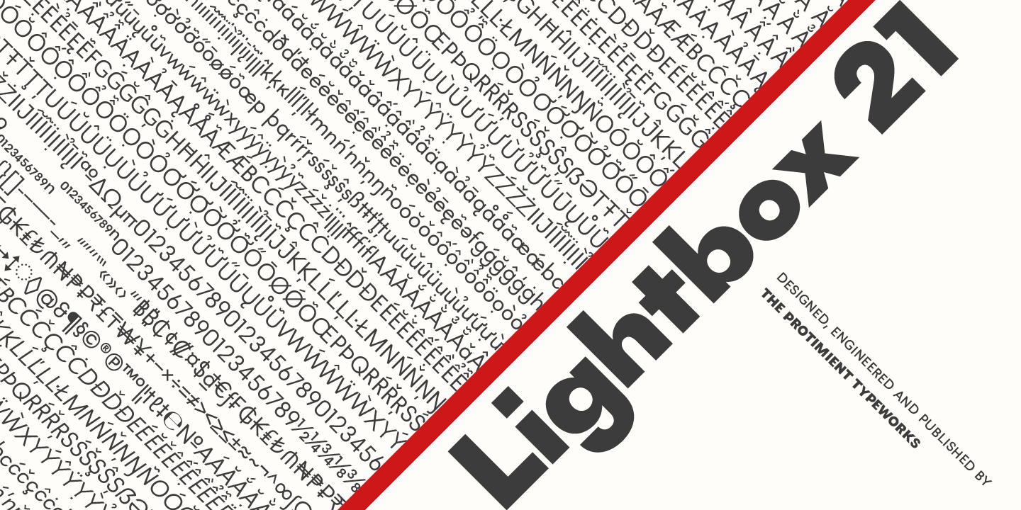 Lightbox 21 spec headline