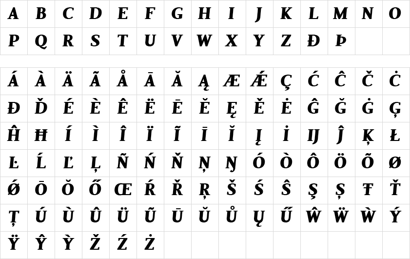 Lowercase Nosta Lowercase Black Italic Uppercase Nosta Uppercase Black Italic Smallcaps Nosta Smallcaps Black Italic Ligatures Nosta Ligatures Black Italic Numerals Nosta Numerals Black Italic Symbols Nosta Symbols Black Italic